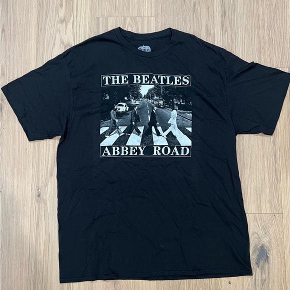 T-Shirt The Beatles Abbey Road Colours Band Logo Ufficiale Unisex - Foto 4